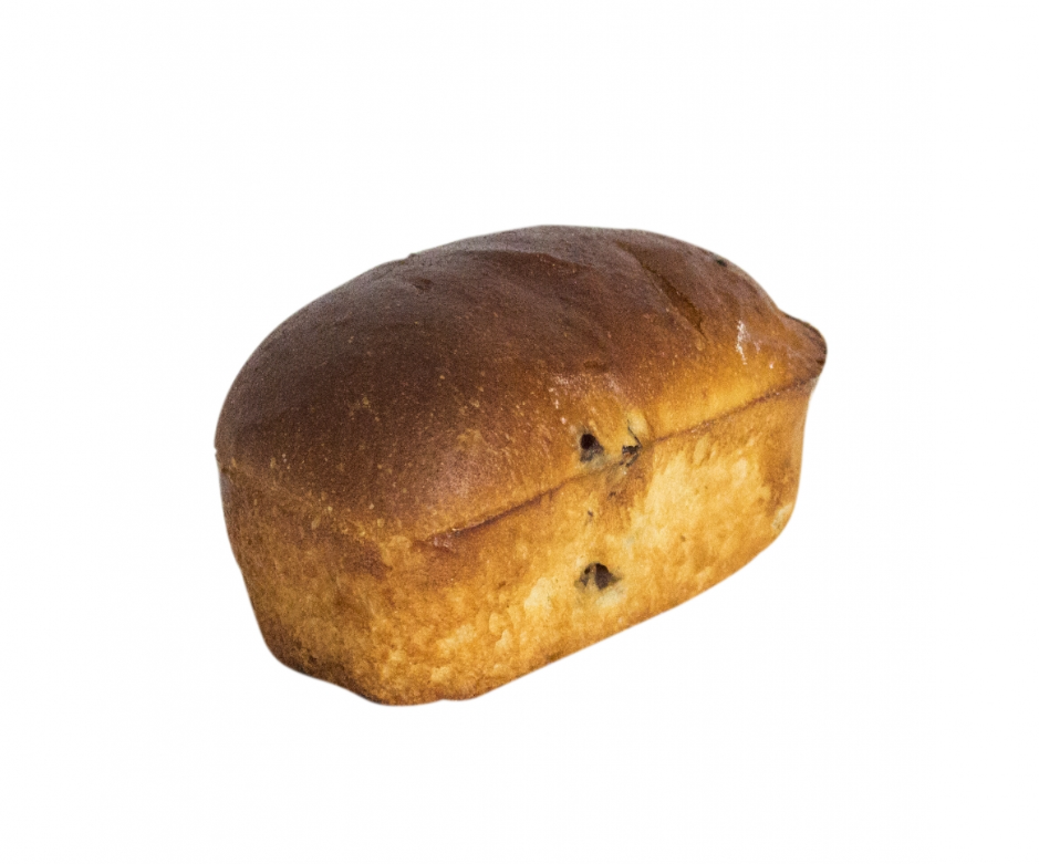 Organic Brioche Bread with raisins 64x45gr Bio De Trog