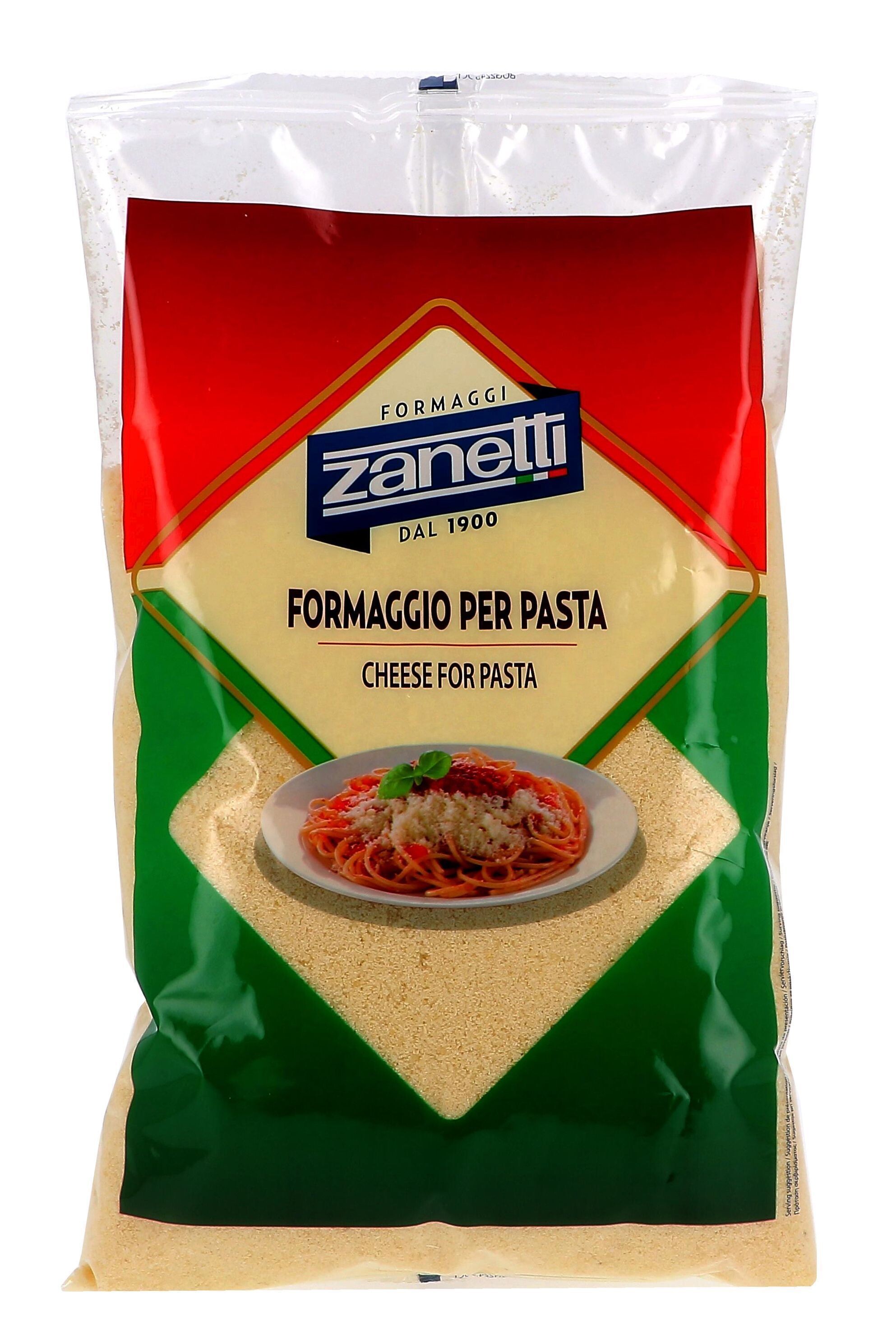 Cheese for Pasta Grated 1kg Zanetti