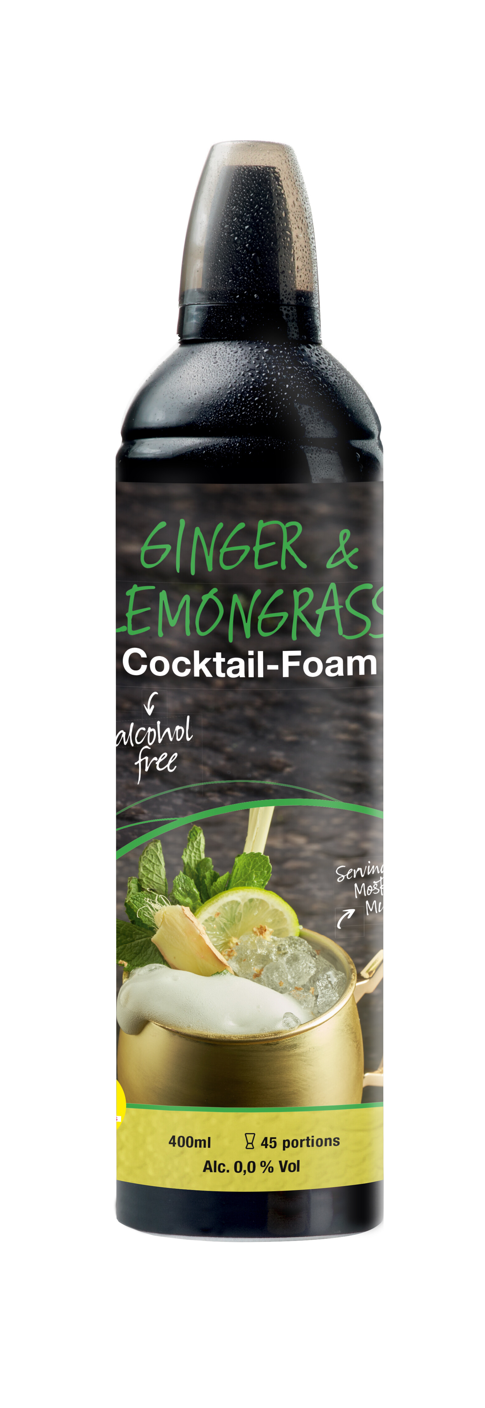 Cocktail EasyFoam Ginger & Lemongras 400ml aerosol R&D Food Revolution