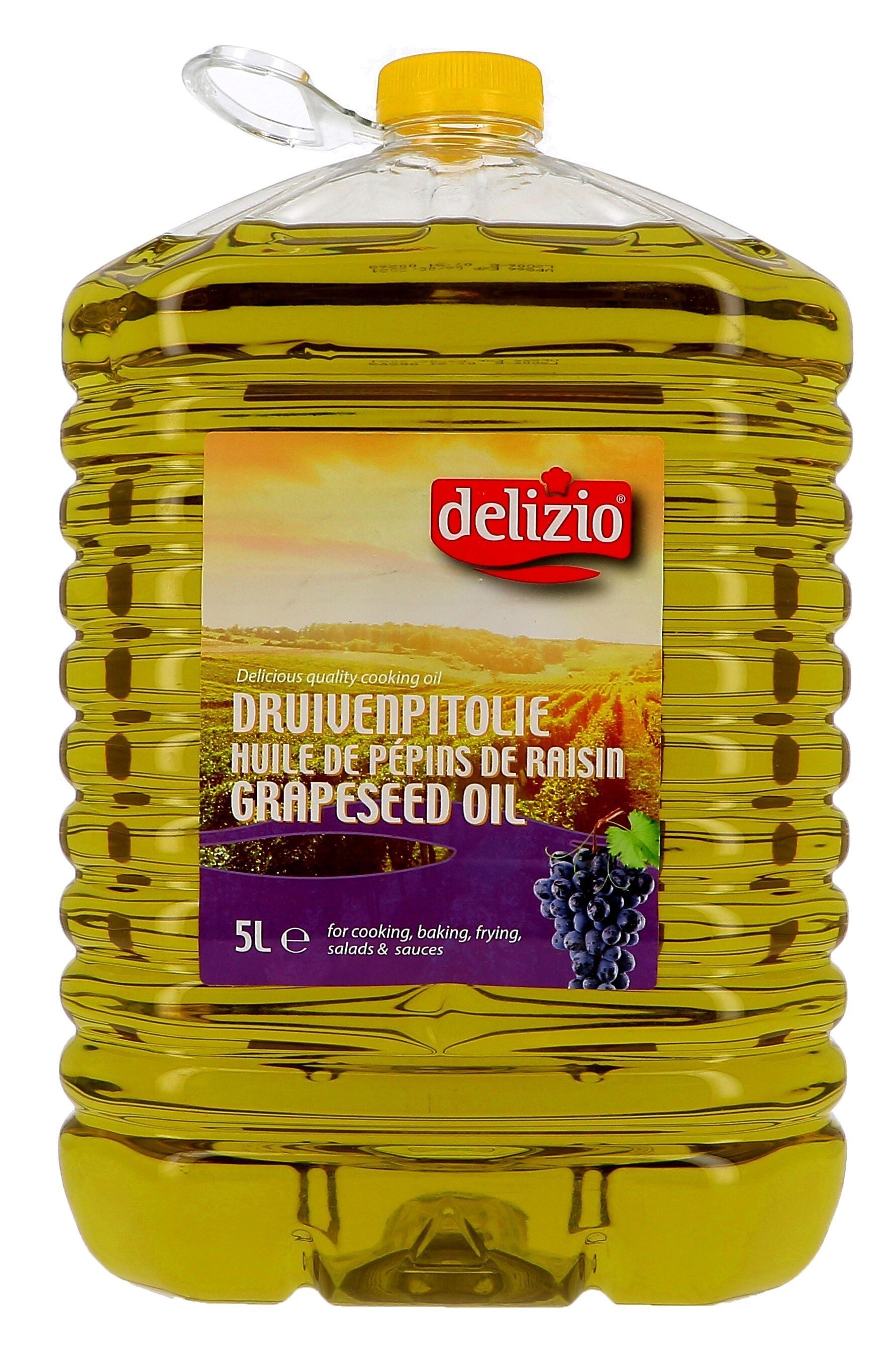 Grapeseed Oil 5L Delizio (Olie)