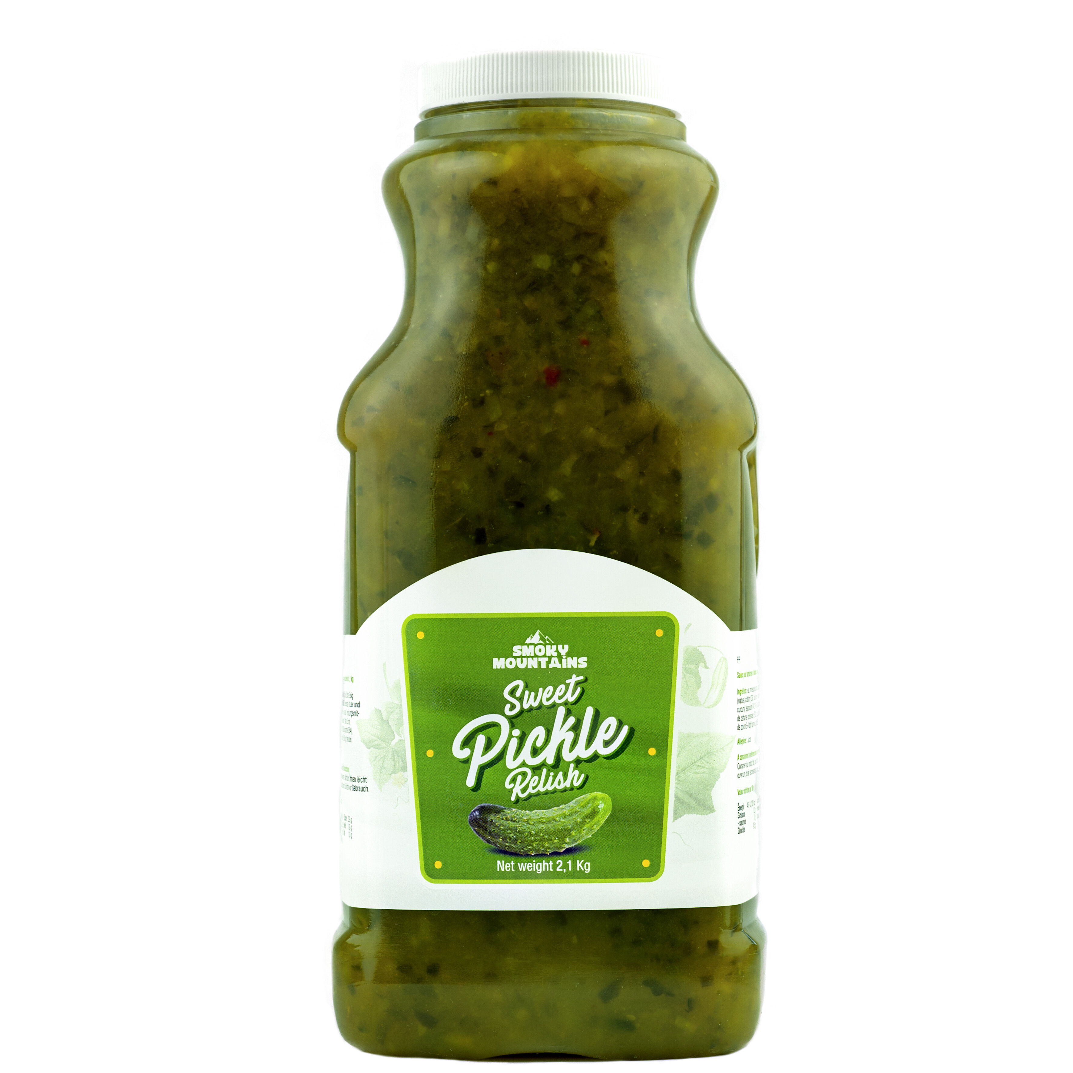 Smoky Mountains Sweet Pickle Relish Sauce 2.1kg L.A. Streetfood