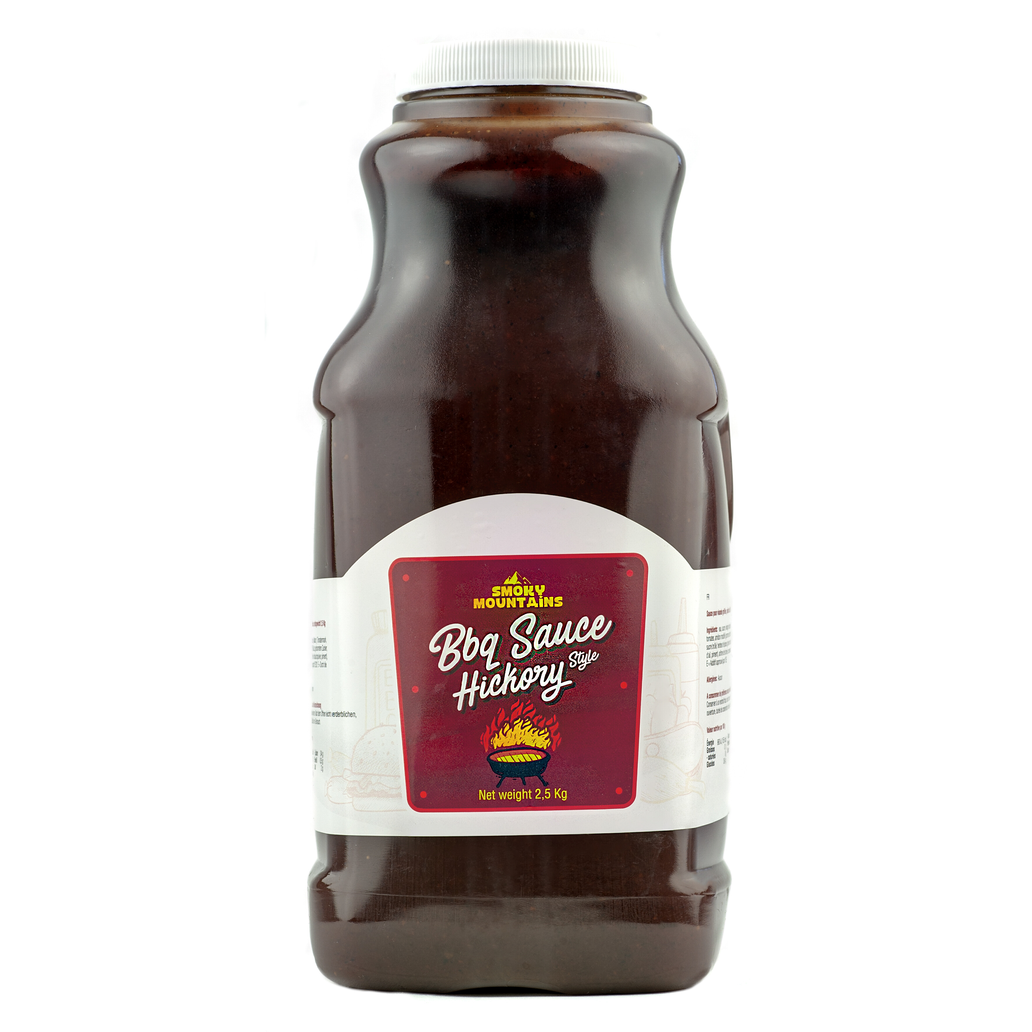 Smoky Mountains Hickory BBQ sauce 2.5kg L.A. Streetfood