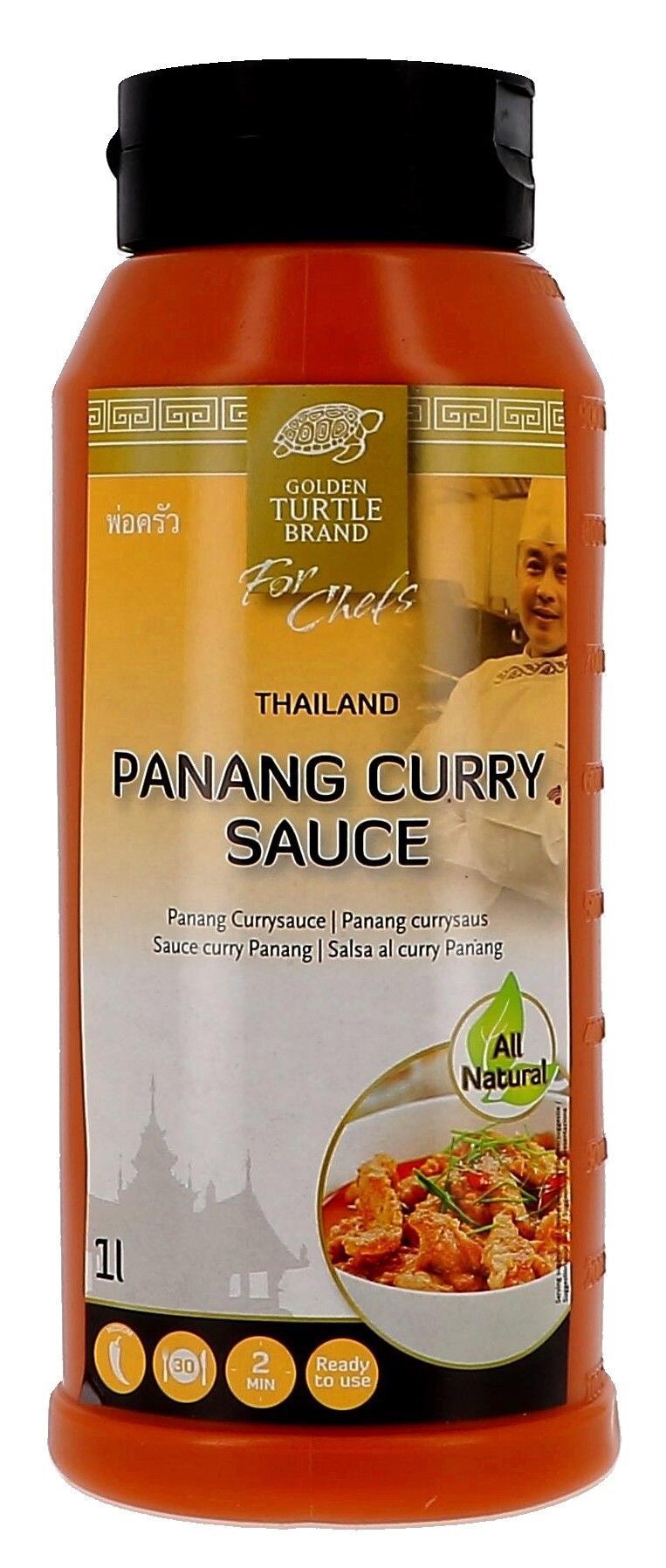 Panang Currysaus 1L Golden Turtle Brand for Chefs