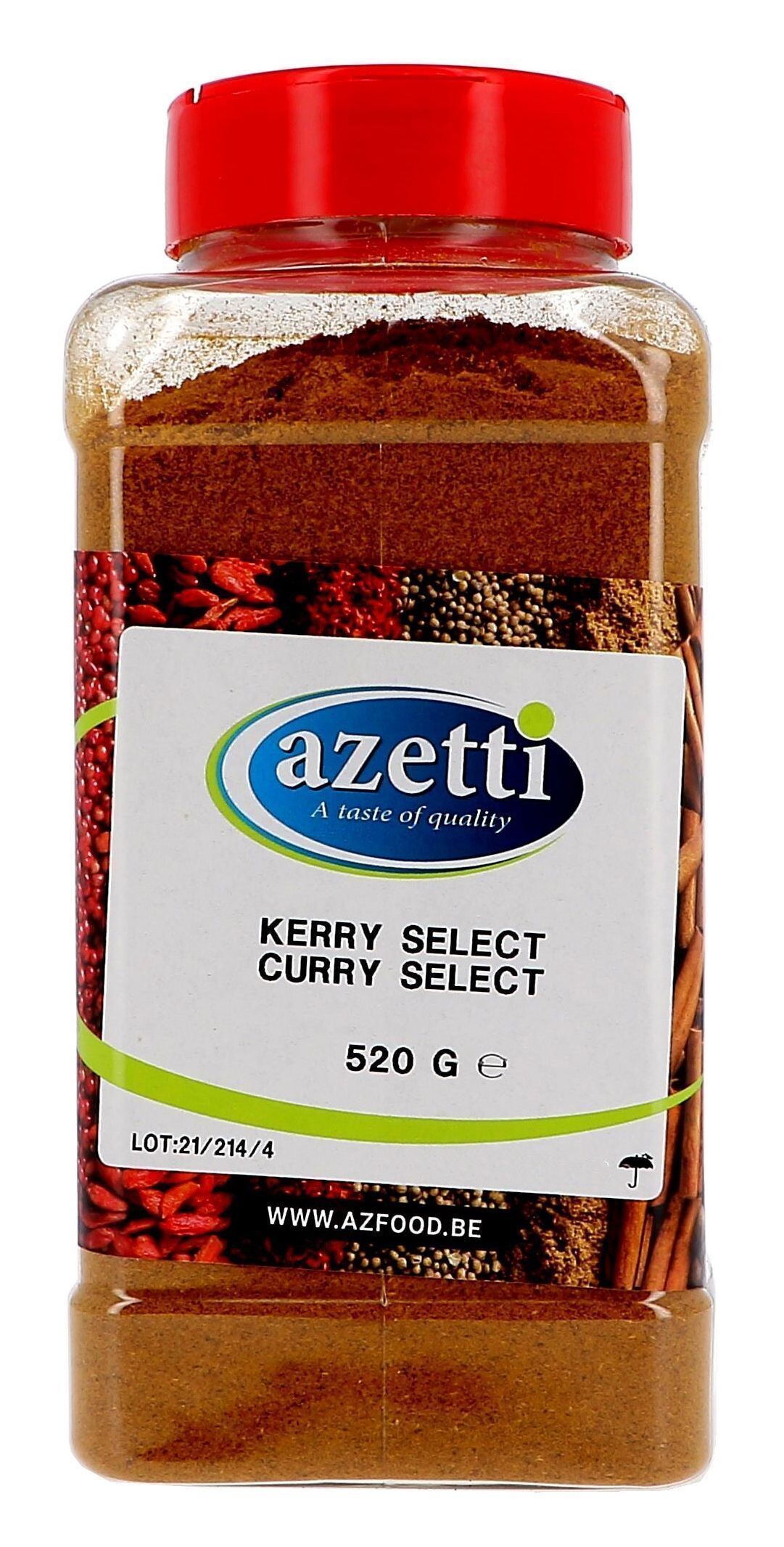 Curry powder 450g Pet Jar Azetti (Isfi & Verstegen)