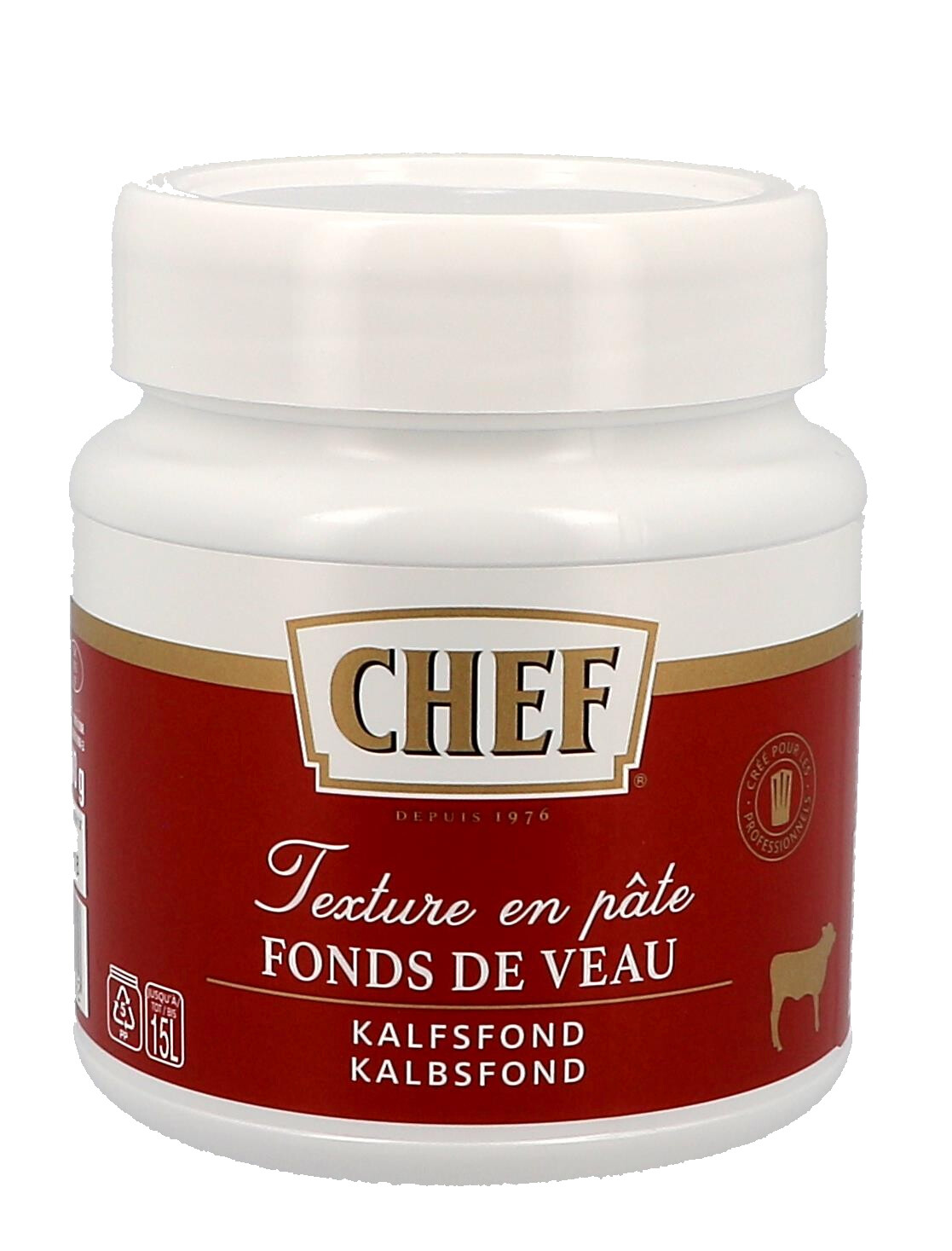 Chef Premium white veal stock paste 640gr Nestlé Professional