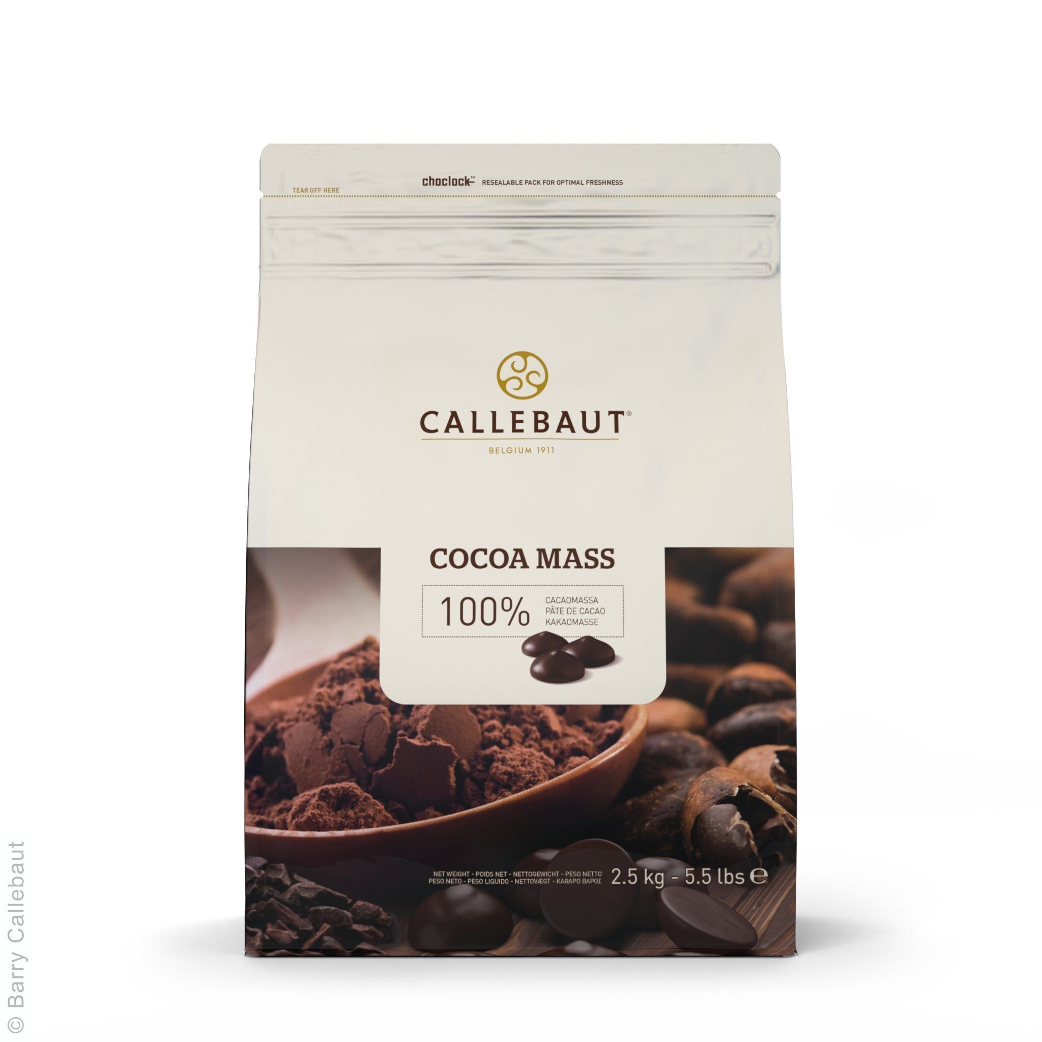 Barry Callebaut cocoa mass in Callets 2.5kg 