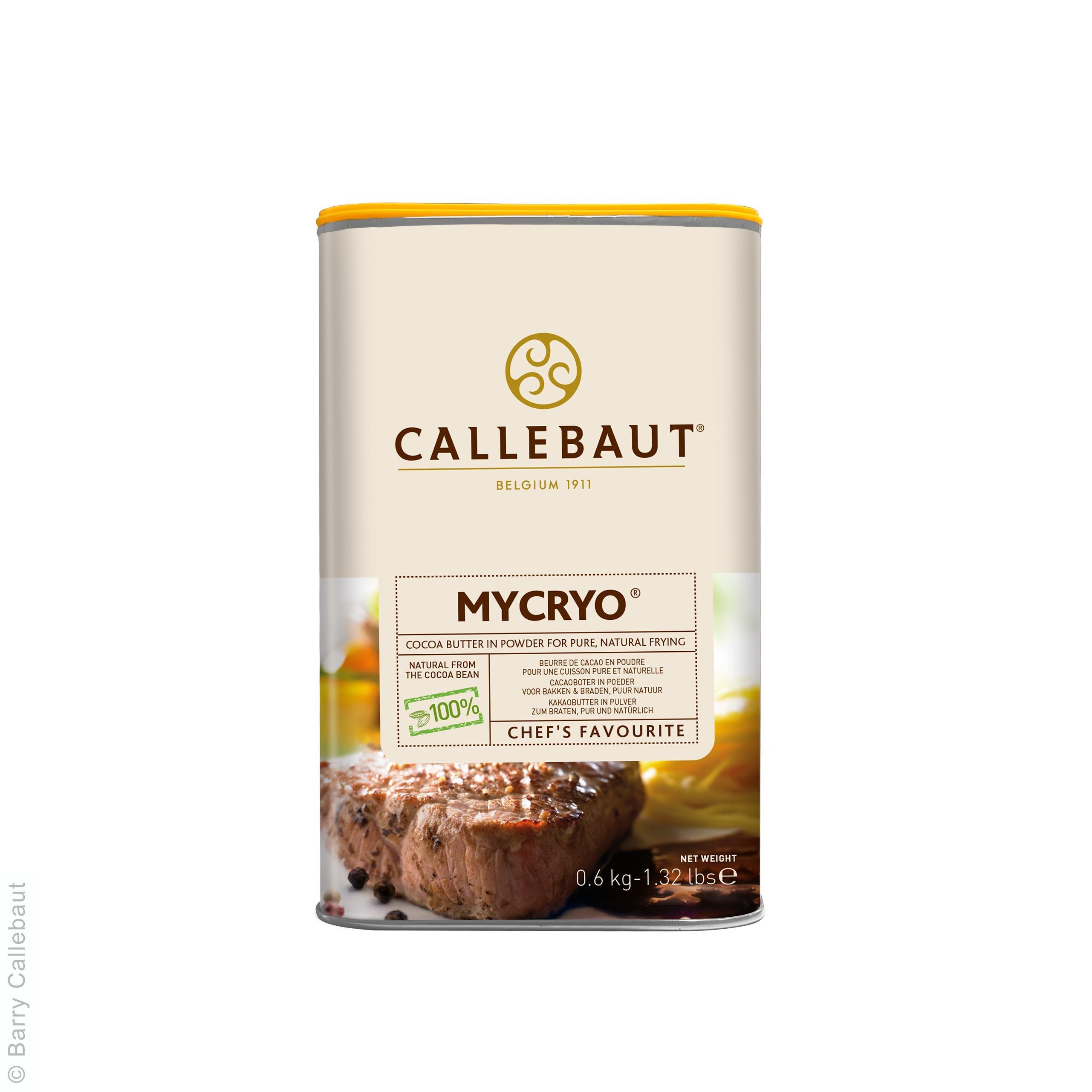 Barry Callebaut Mycryo 0.6kg 1.32lbs cocoa butter