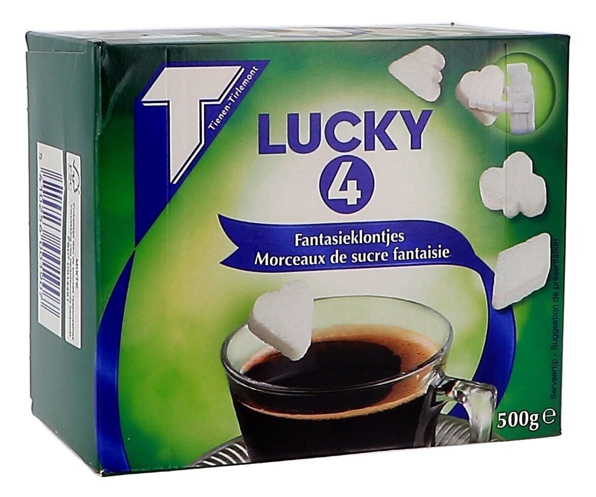 Lucky 4 Card Game shaped Sugar Cubes 500gr Tienen Belgium