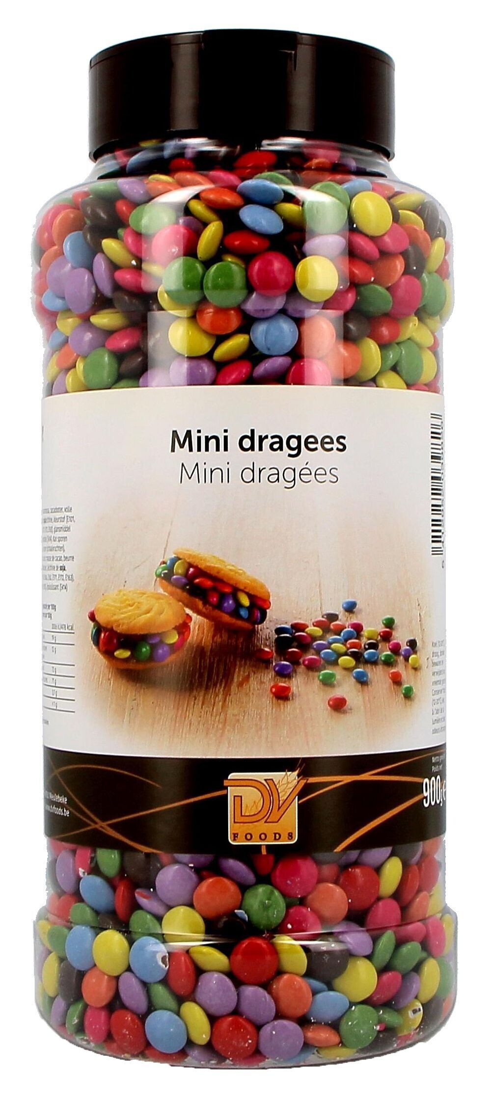 Mini Smarties (dragees) 900gr DV-Foods (Koek - snoep - chips - nootjes)