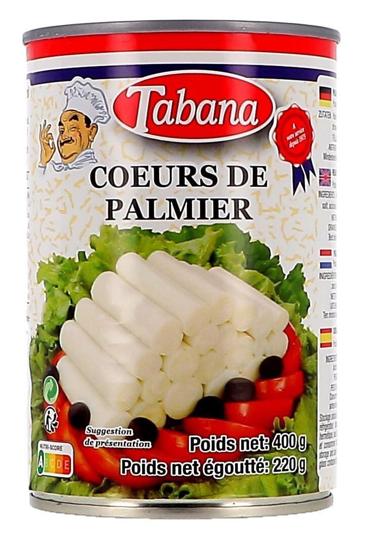 Hearts of Palm 400g canned 425ml Tabana