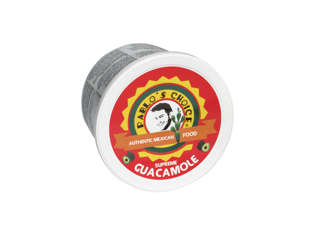 Pablo's Choice Guacamole 84% container 500gr Frozen