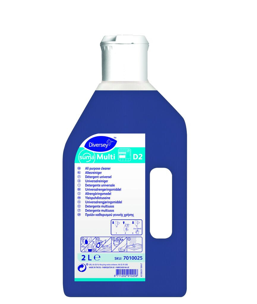 Suma Multi D2 all purpose cleaner 2L Diversey