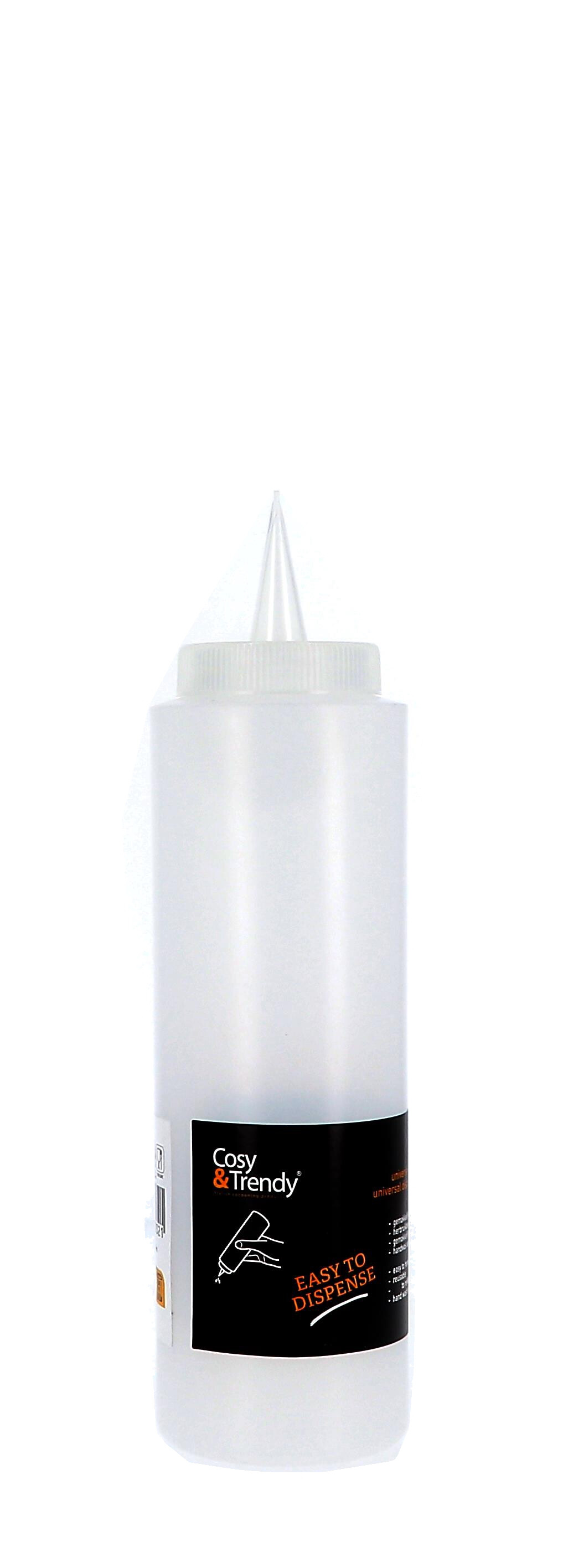 Universal Dispensing Transparant Bottle for sauce 400ml Cosy & Trendy