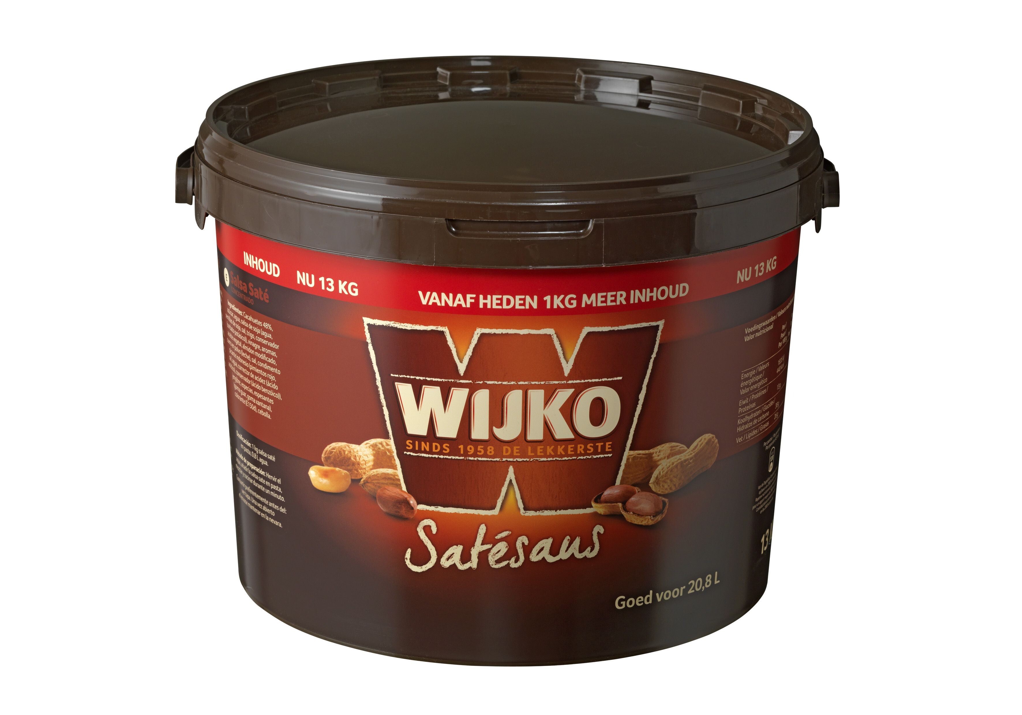 Wijko Satay Sauce Ready to Use 11.875kg bucket