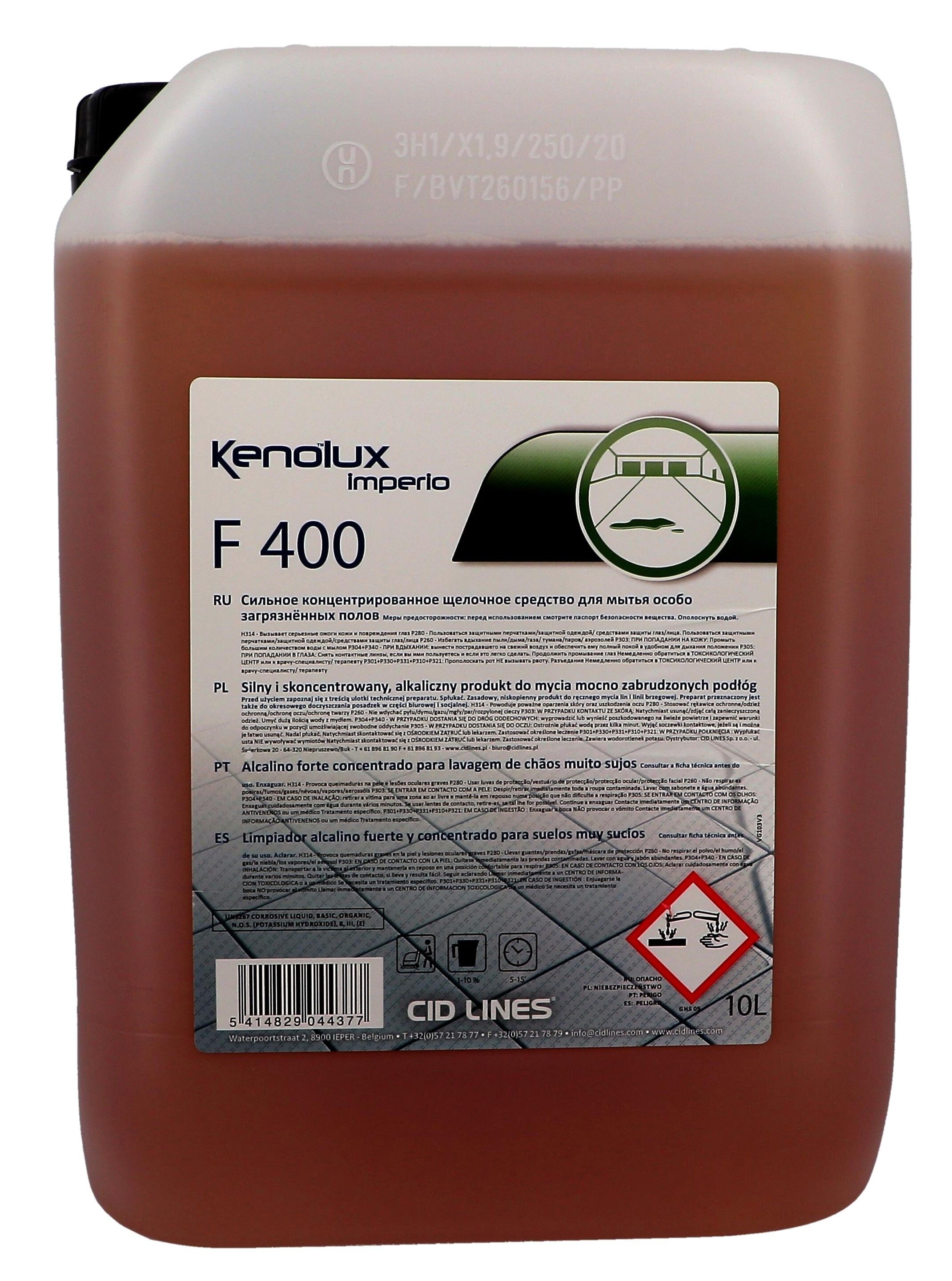 Kenolux F400 Universal Powerful Floor Cleaner 10L Cid Lines (Default)