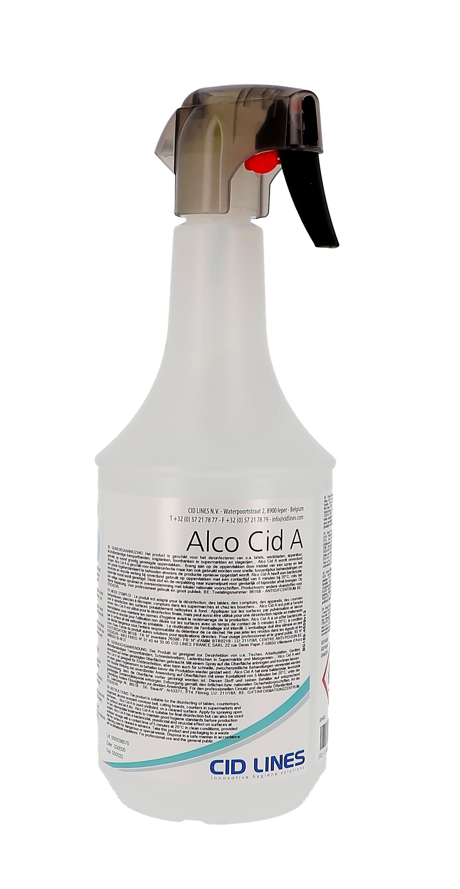 Kenolux Alco Cid A 1L Spray Cid Lines