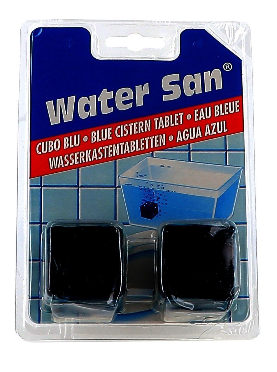 WC blue cubes 2x50gr Water San