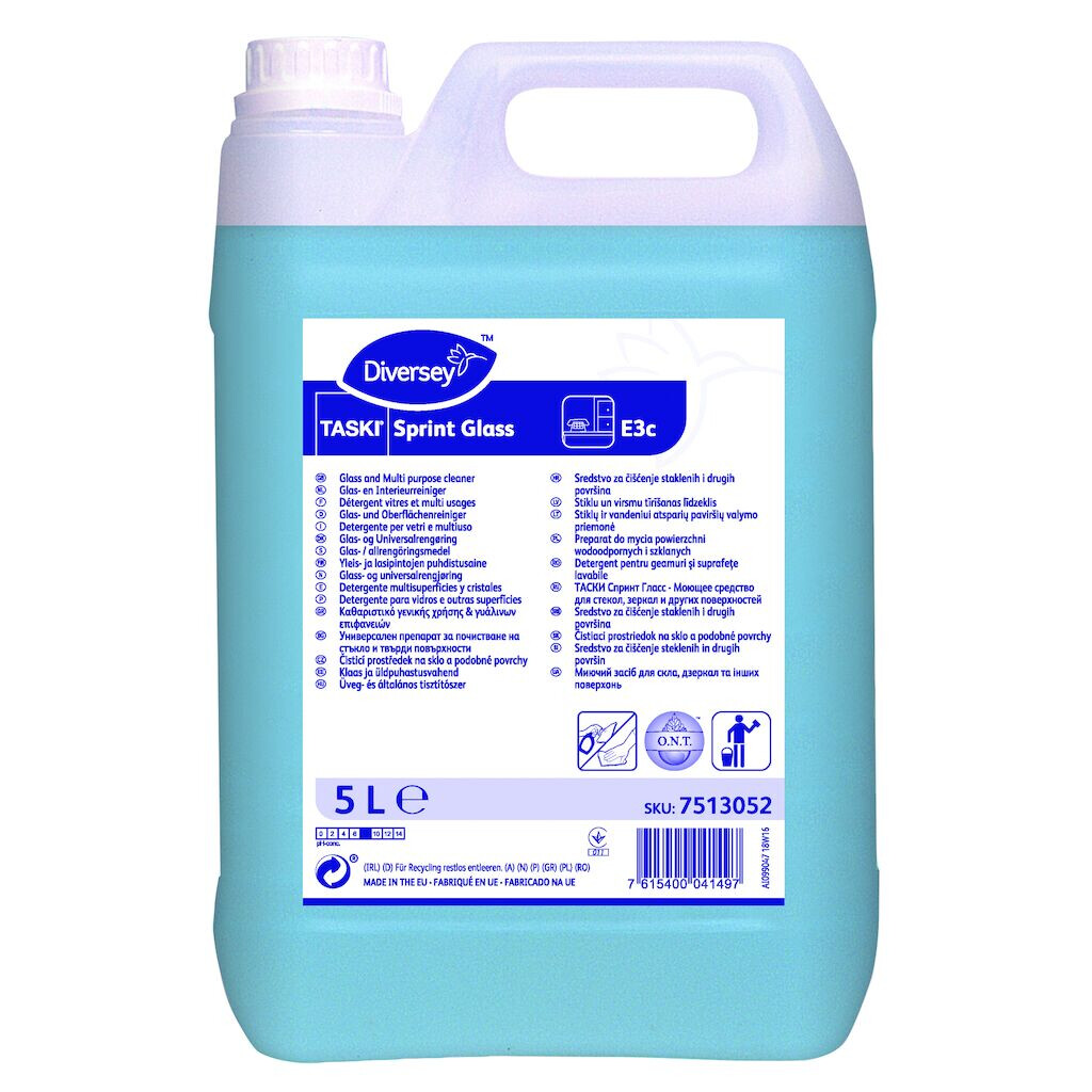 Taski Sprint Glass E3c Glass & Multi Purpose Cleaner 5L Diversey