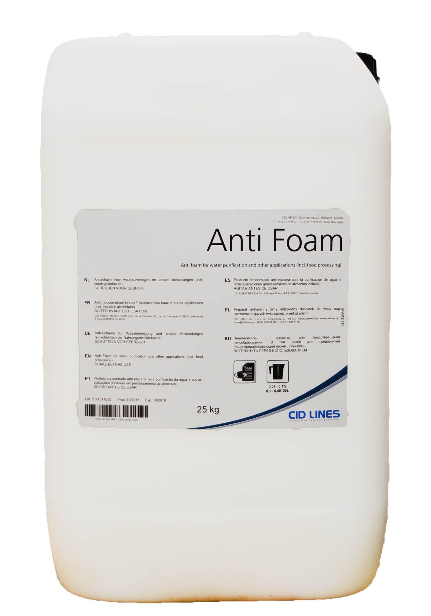 Anti Foam 25kg Cid Lines