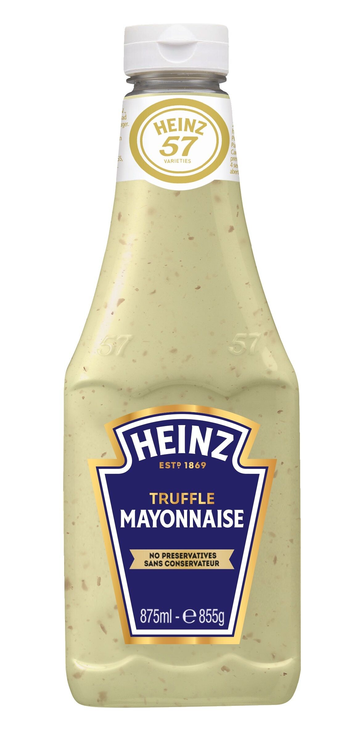 Heinz truffle mayonnaise 875ml squeezable bottle