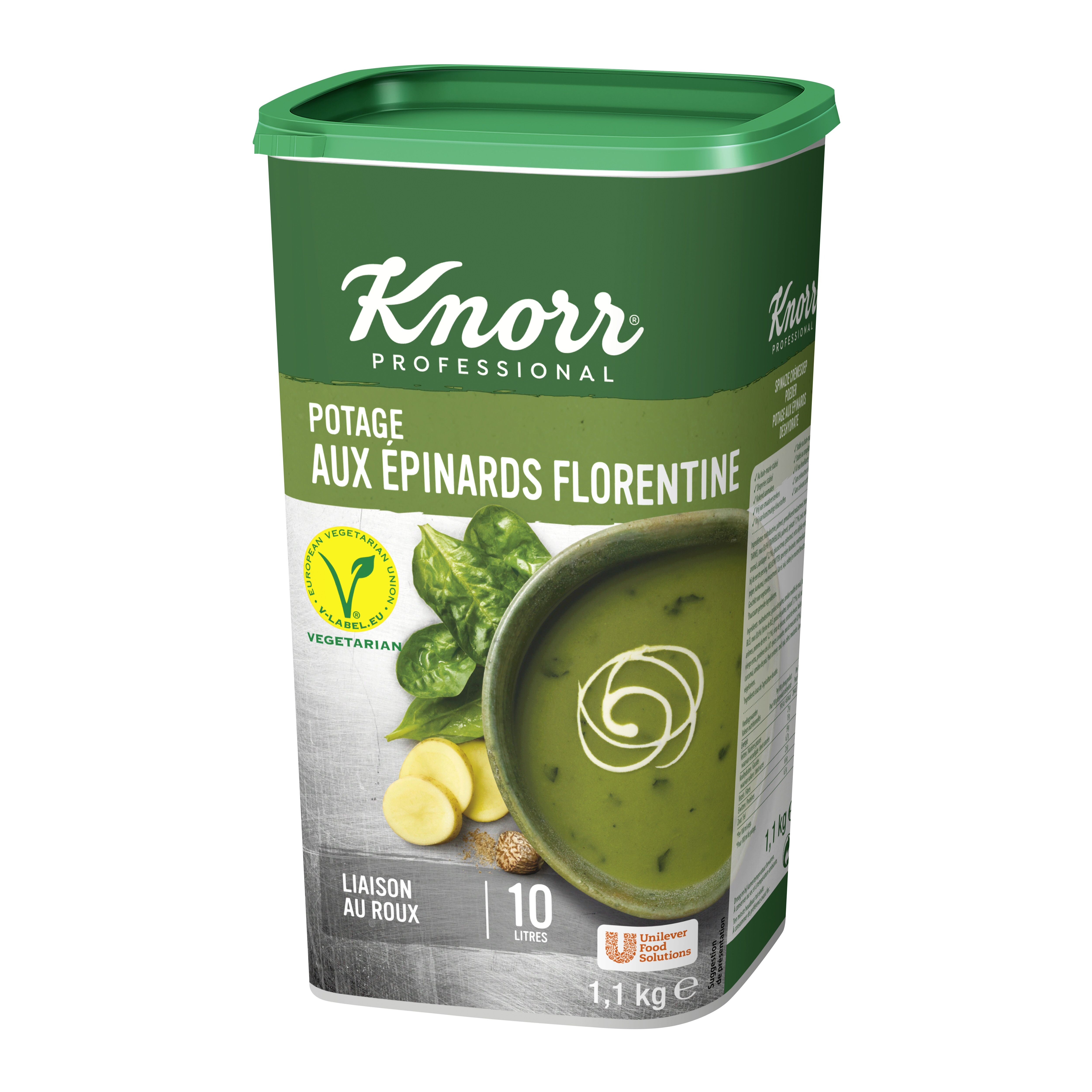 Knorr soup Florentine spinach 1.12kg Professional