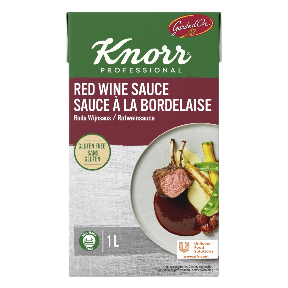 Knorr Garde d'Or Red wine Sauce 1L