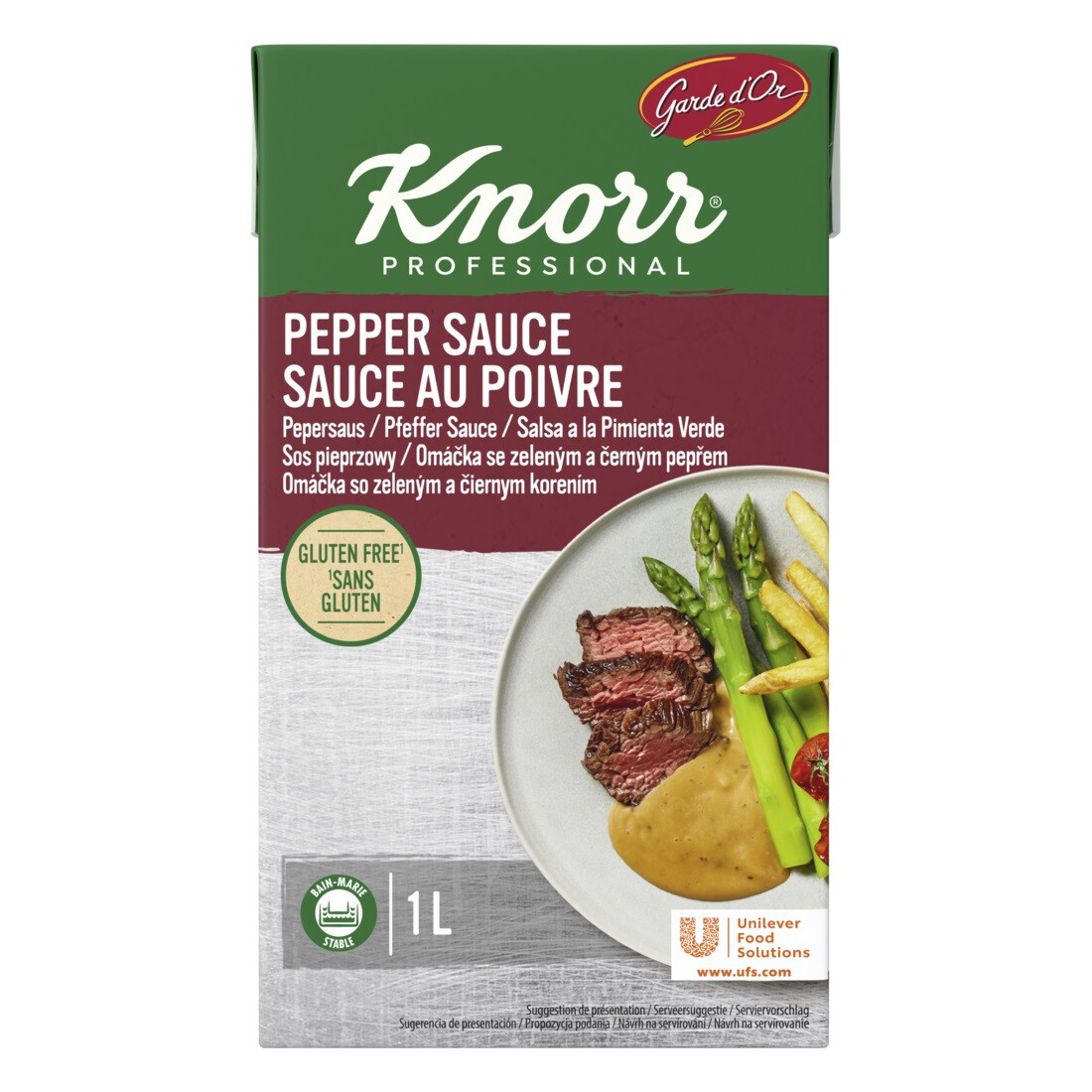 Knorr Professional Garde d'Or pepper sauce 1L Ready to Use