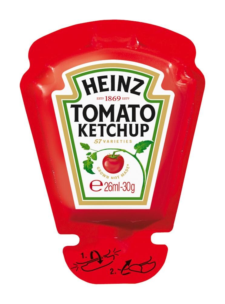 Heinz tomato ketchup portions 70x26ml SqueezMe
