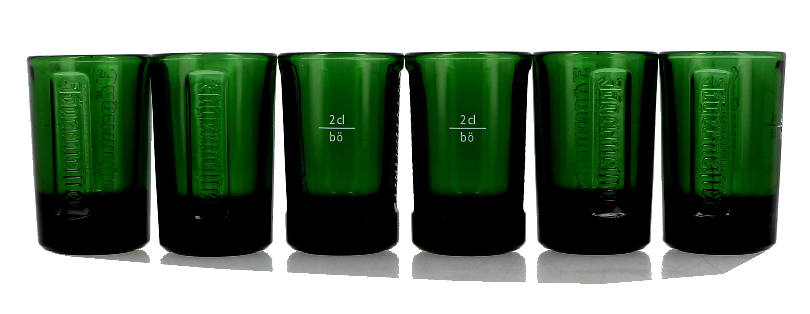 Glass Jagermeister 2cl Shot 6 pieces (Glazen & Tassen)