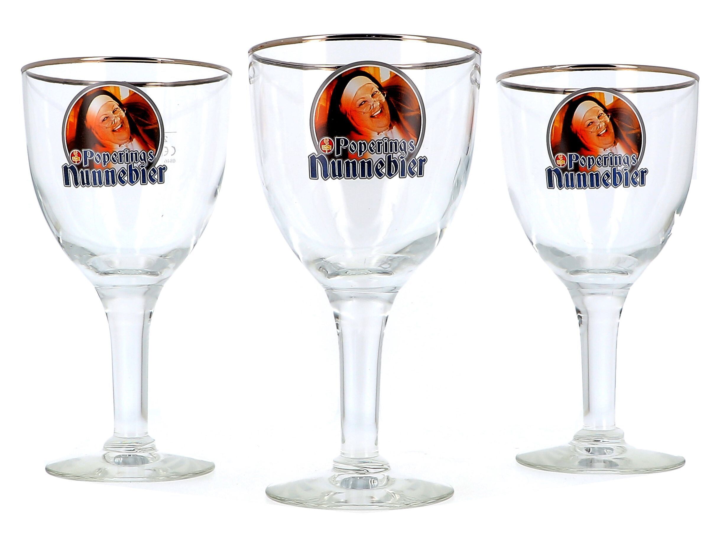Glass for Poperings Nunnebier 33cl 6 pieces (Glazen & Tassen)