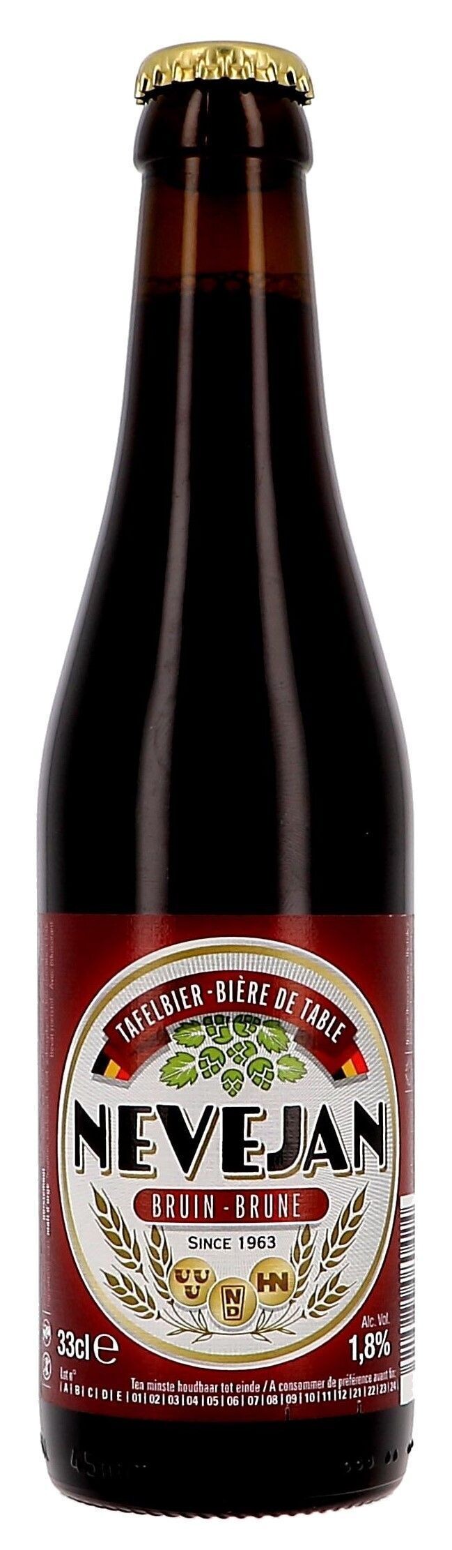 Tafelbier Nevejan bruin 24x33cl (Bier)