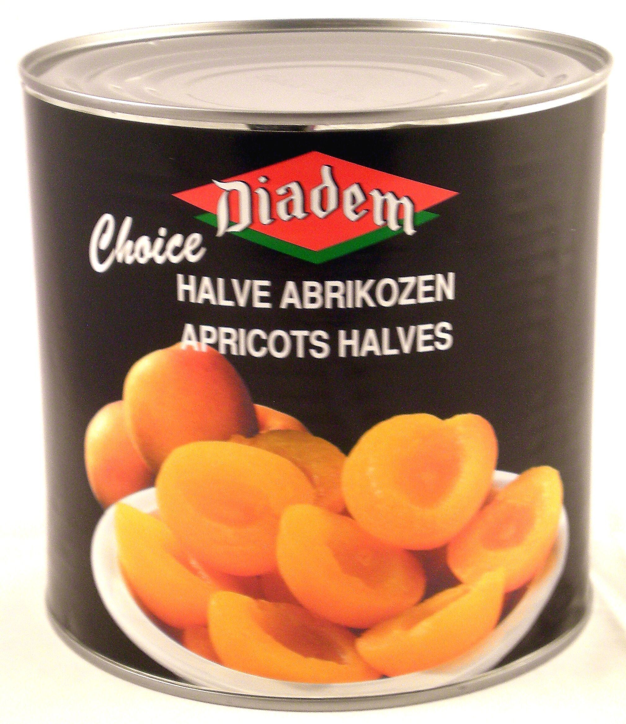 Diadem Apricot halves in syrup 3L canned