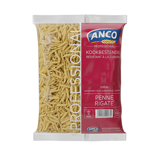 Anco Penne Rigate 4x3kg Professional pasta kookbestendig