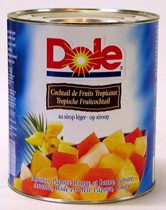 Tropical Fruit Cocktail in syrup 3005g 3L Dole