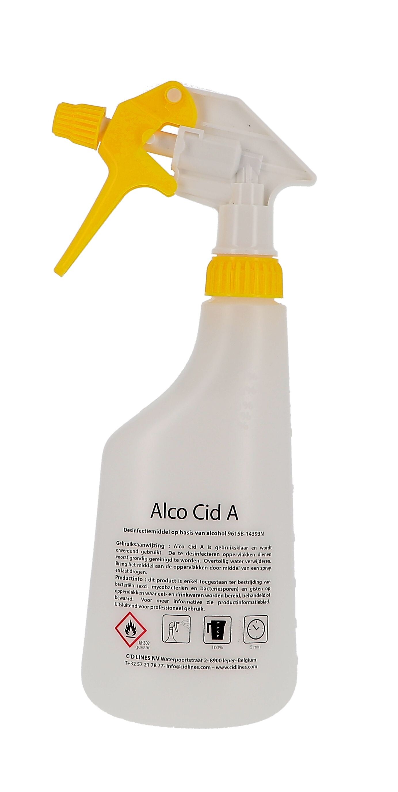 Alco Cid A Refill Bottle 600ml + Spray 1piece Cid Lines