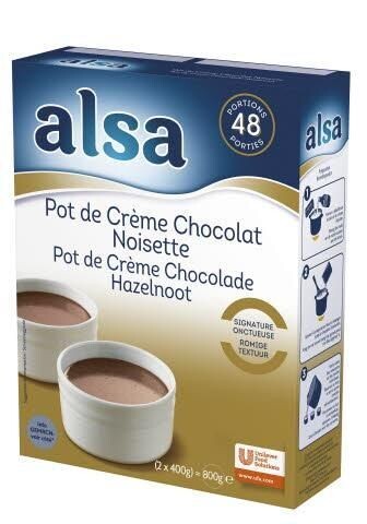 Alsa Pot De Creme Hazelnoot Chocolade 800gr