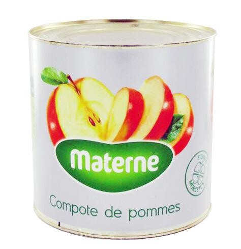 Apple compote with pieces 3L Materne