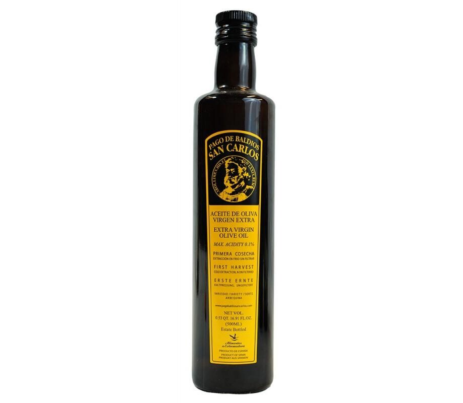Arbequina Olive Oil 500ml Pago Baldios San Carlos
