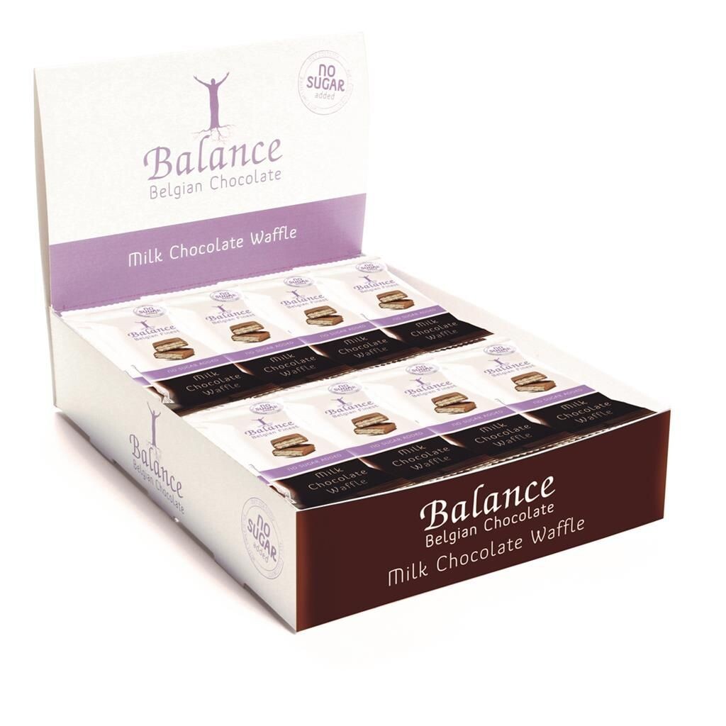 Balance Multitol Choco Wafer 30gr 24x1st individueel verpakt