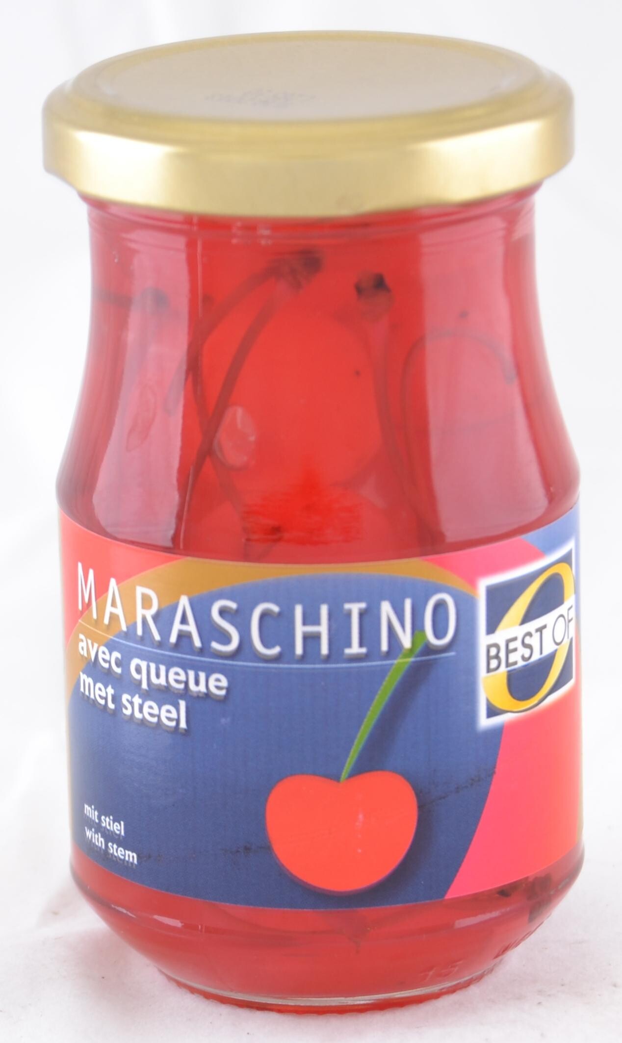 Avila Maraschino Cherries with stem 212ml