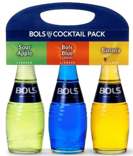 Bols Cocktail Pack 3x20cl 18.3% apple-blue-banana liquor