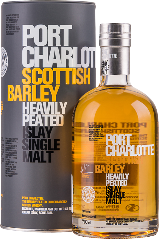 Bruichladdich Port Charlotte Scottish Barley 70cl 50% Islay Single Malt Scotch Whisky