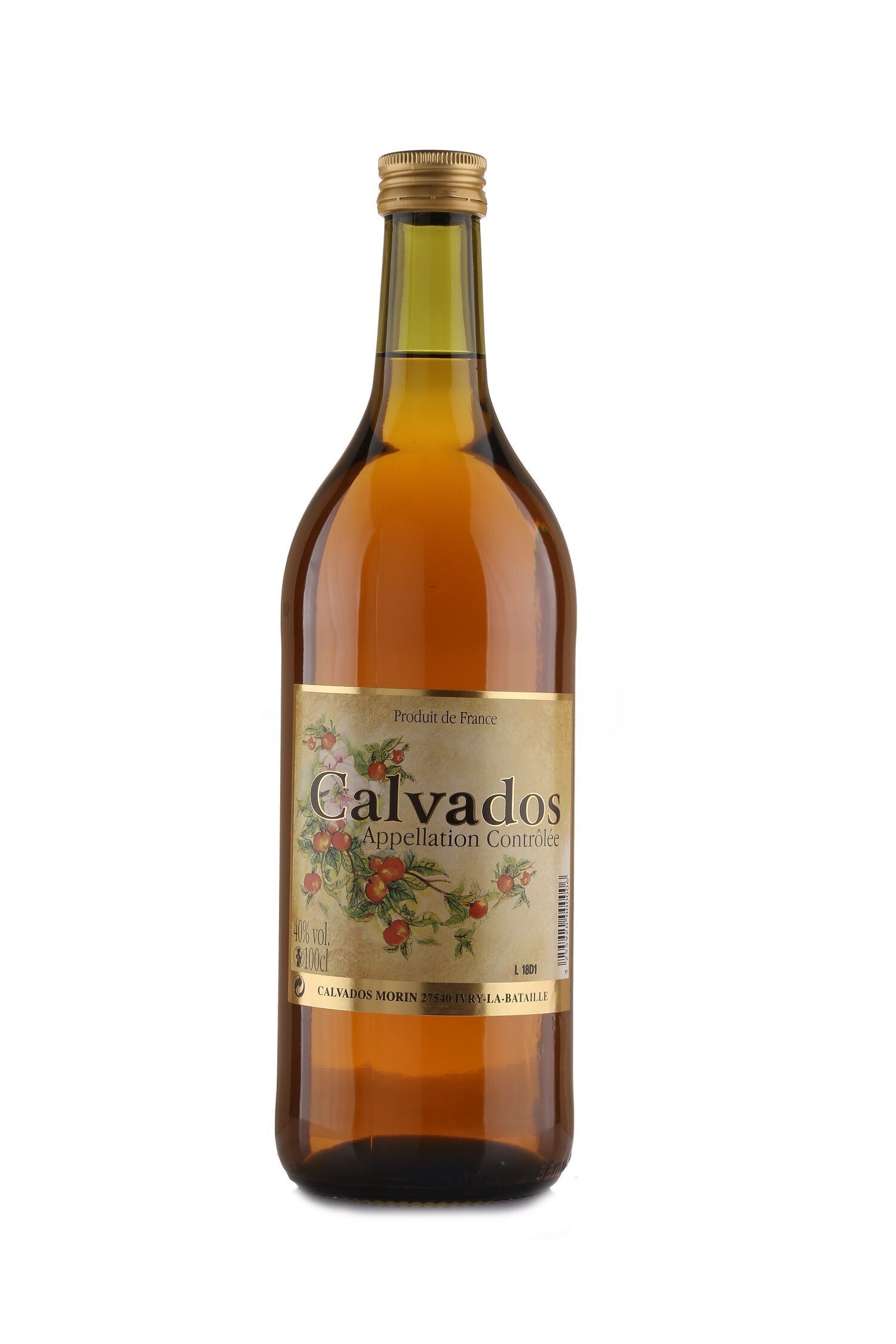 Calvados Morin 1L 40% Appellation Controlee