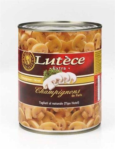 Lutece Mushrooms Hotel cut Large 1L canned