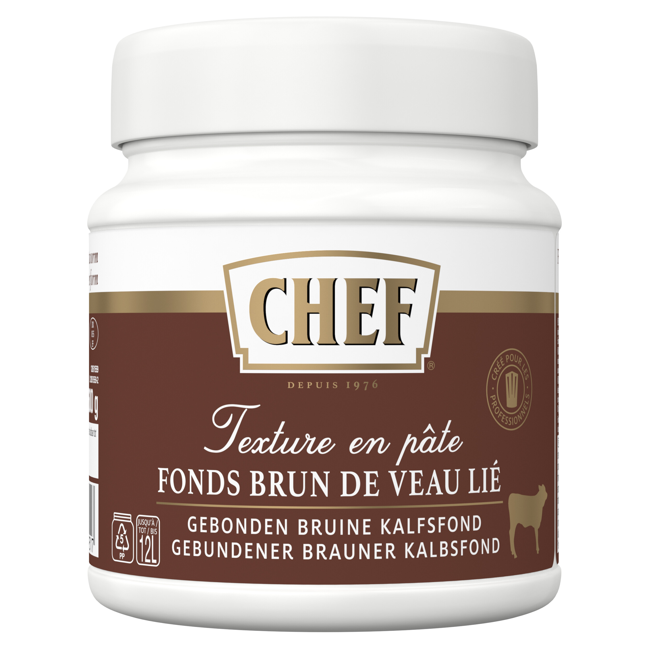 Chef Premium thickened brown veal stock paste 600gr Nestlé Professional