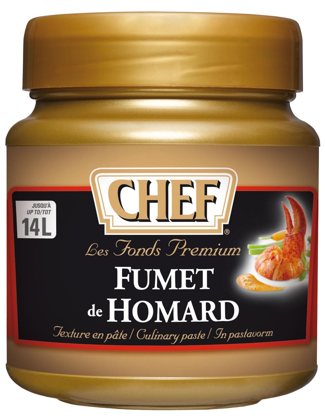 Chef Premium Lobster Stock Culinary paste 630gr Nestlé Professional