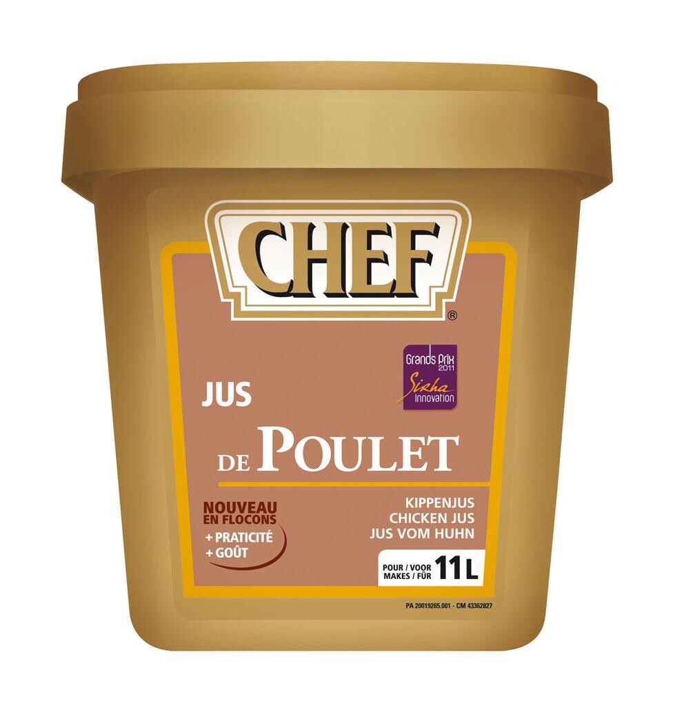 Chef chicken jus flakes 550gr Nestlé Professional