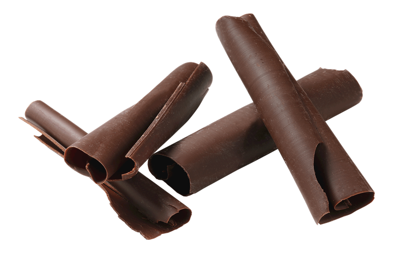 Mona Lisa Chocolate shavings curved dark 2.5kg Callebaut