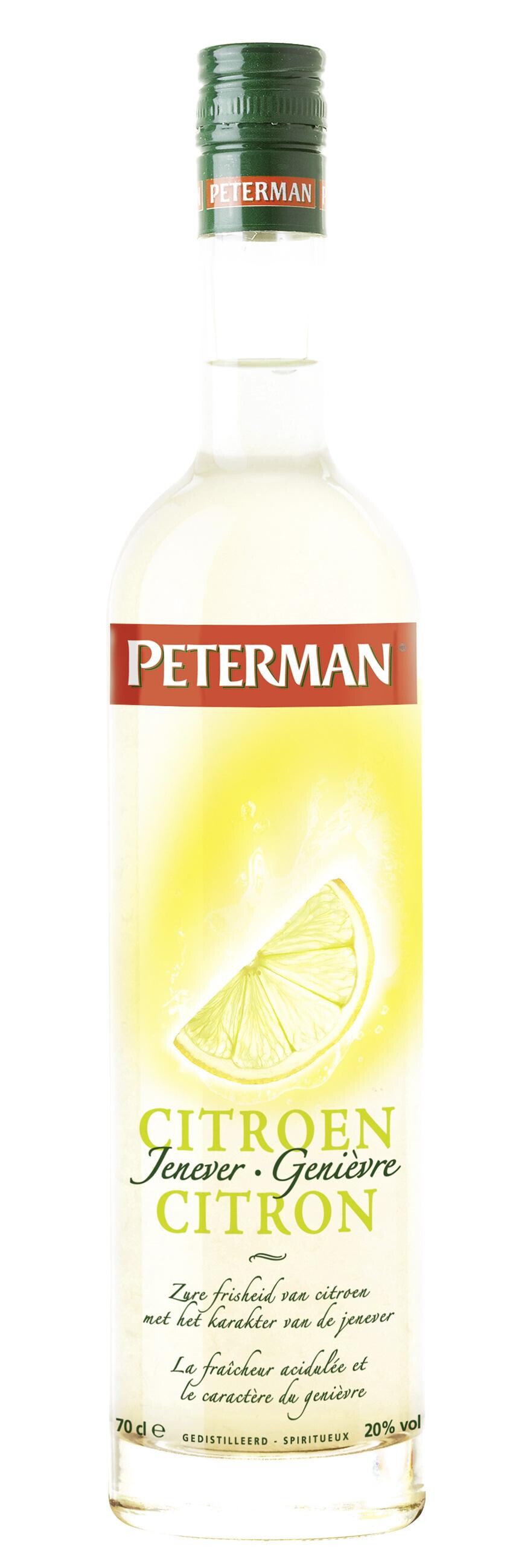 Peterman citroenjenever 70cl 20%