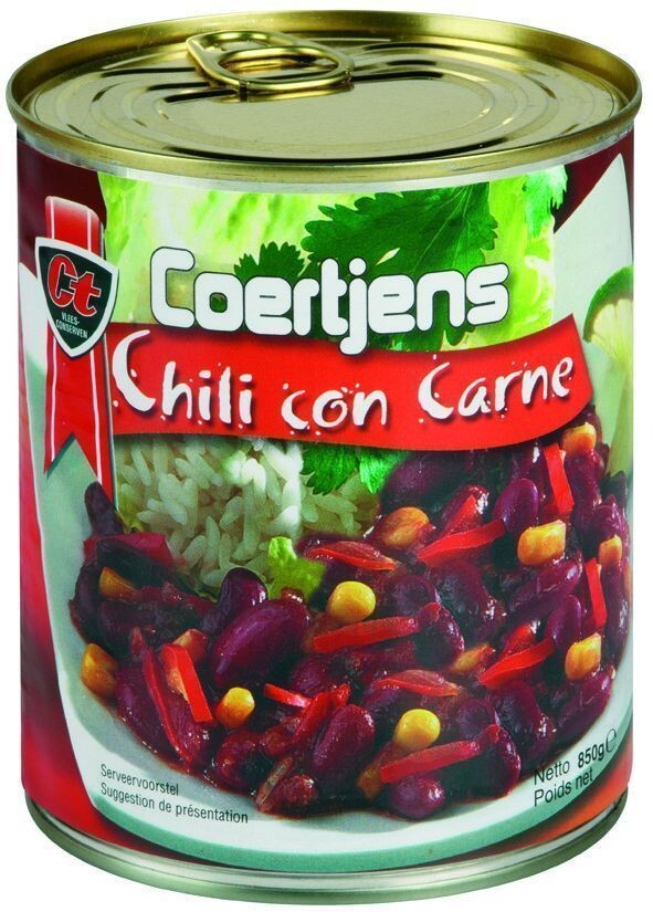 Coertjens Chili Con Carne 850gr blik